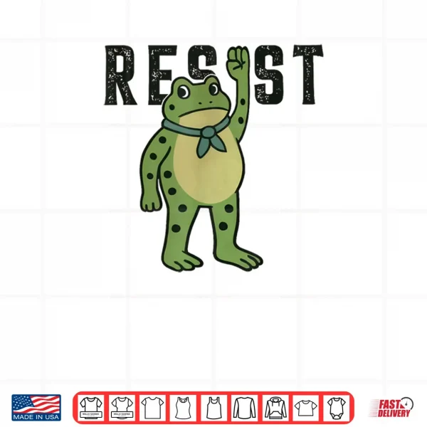 Design Resist Frog Portland Frog Protest Frog Shirt