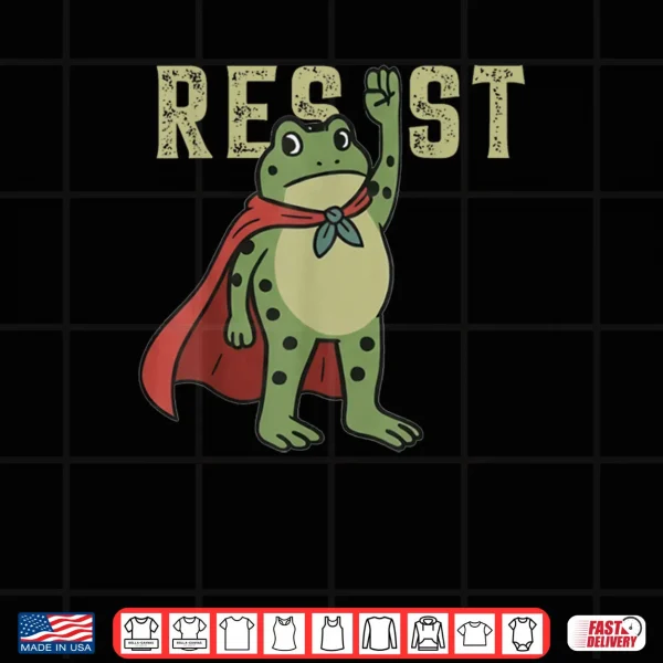 Design Resist Frog Portland Frog Protest SuperFrog Shirt