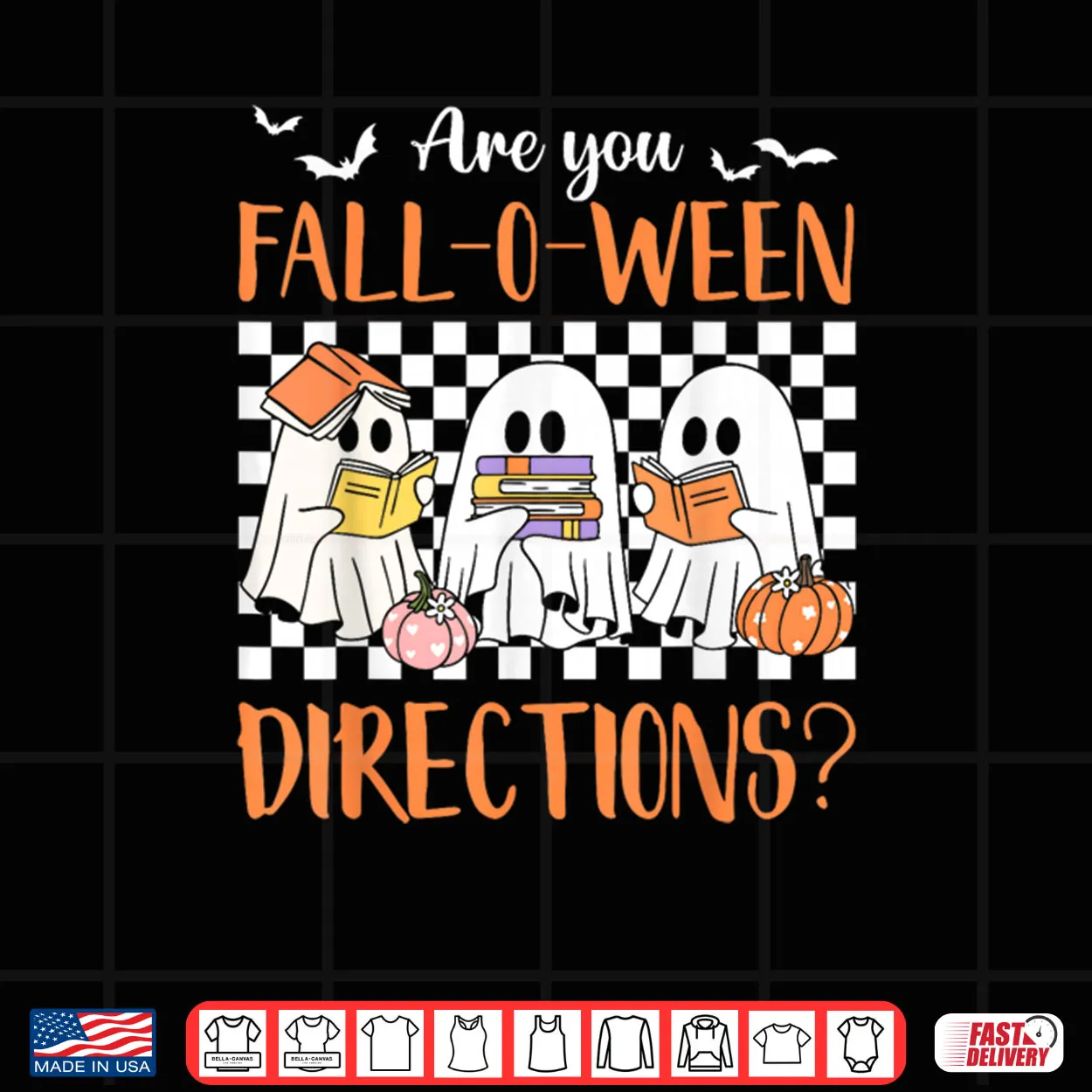 Retro are You Fall O Ween Directions Teacher Halloween Ghost Shirt Retro are You Fall O Ween Directions Teacher Halloween Ghost Shirt