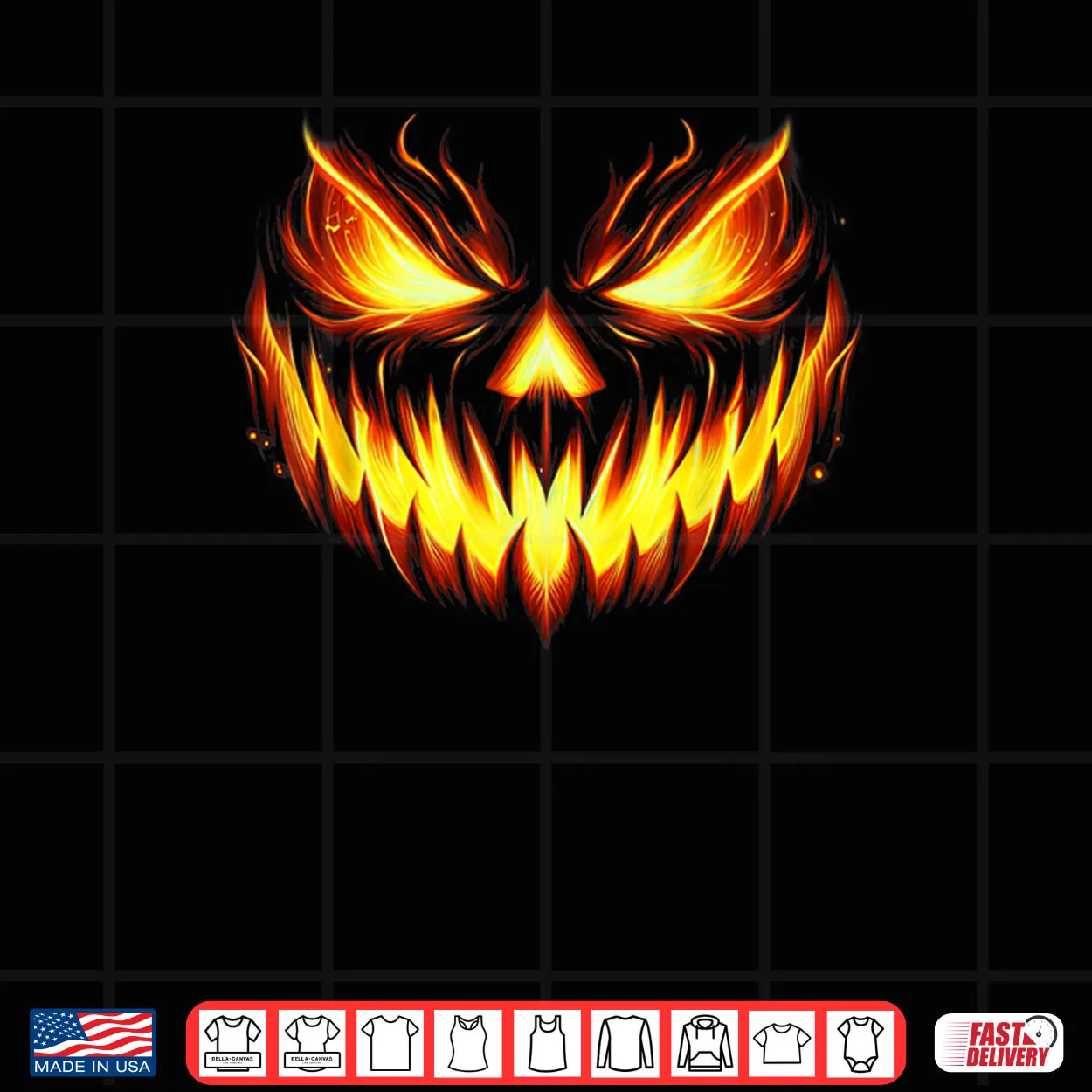 Scary Jack O Lantern Carved Pumpkin Face Halloween Costume Shirt Scary Jack O Lantern Carved Pumpkin Face Halloween Costume Shirt