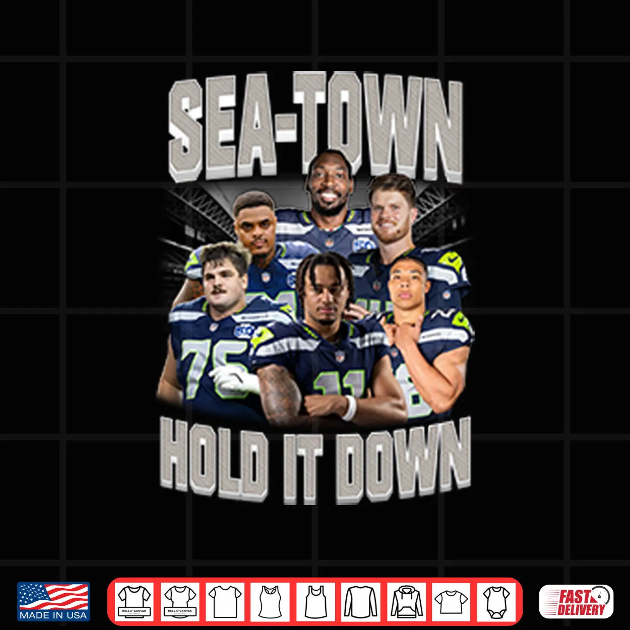 Sea Town Hold It Down Seattle Seahawks Shirt Sea Town Hold It Down Seattle Seahawks Shirt