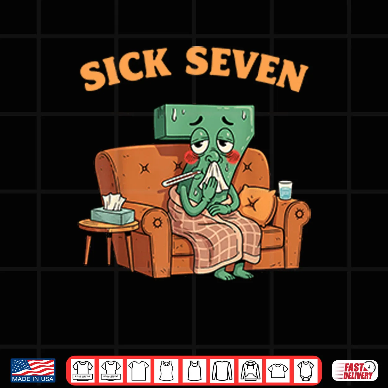 Sick Seven 67 Halloween Costume Fun Wordplay Design Shirt Sick Seven 67 Halloween Costume Fun Wordplay Design Shirt