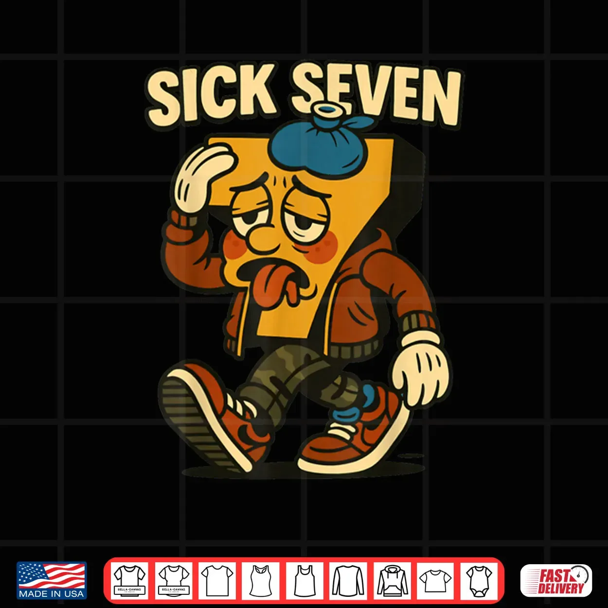 Sick Seven 67 Halloween Costume Funny Six Seven Meme Shirt Sick Seven 67 Halloween Costume Funny Six Seven Meme Shirt