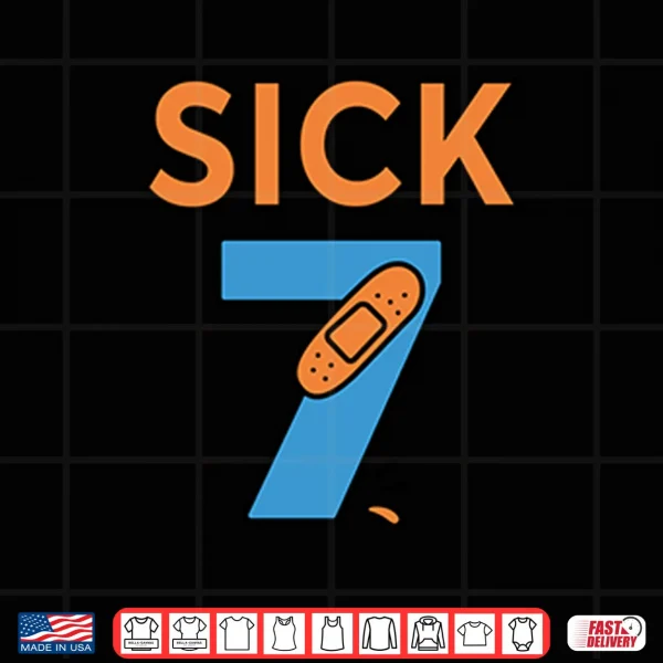 Design Sick Seven Meme Six Seven Fun Wordplay Shirt