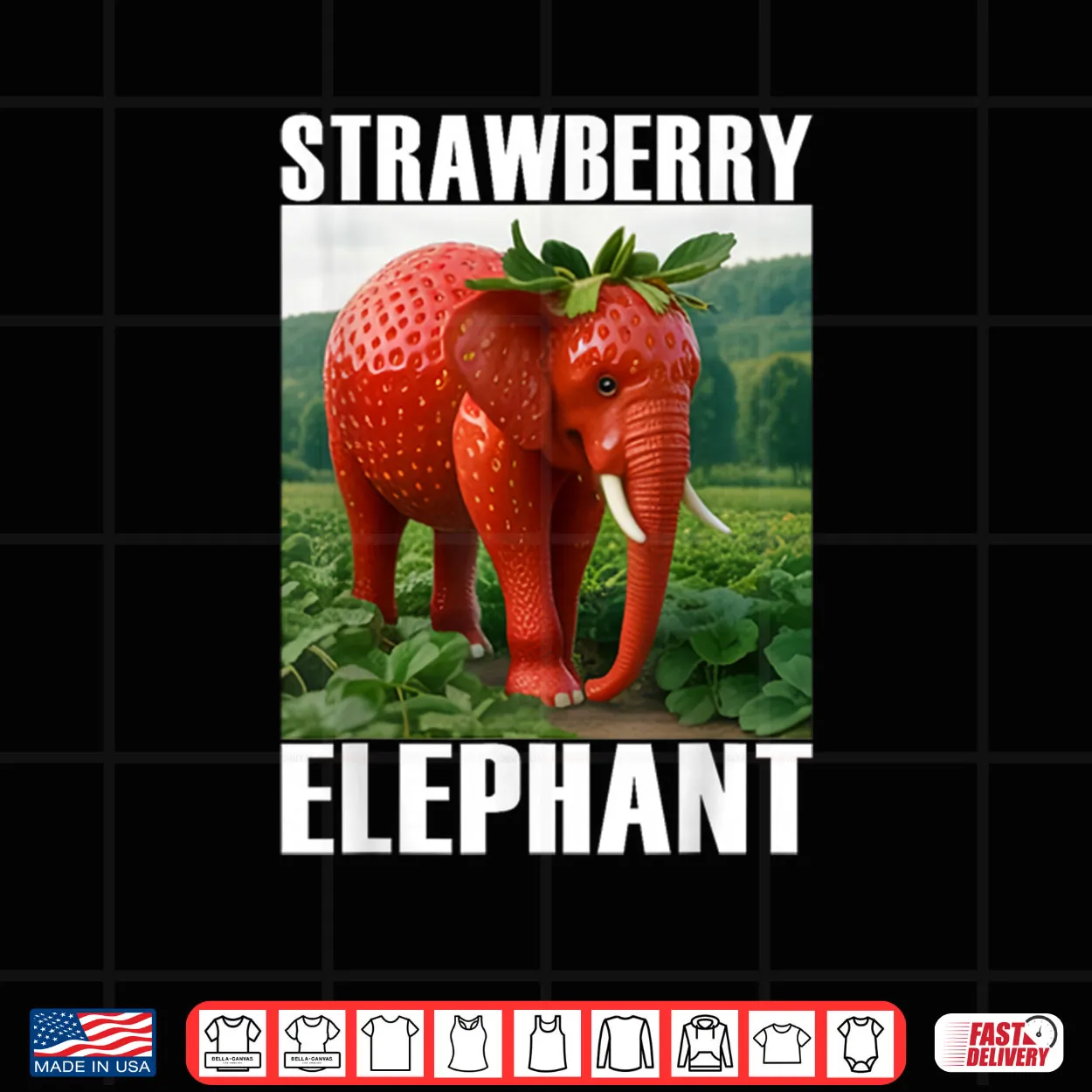 Strawberry Elephant Italian Brainrot Meme Shirt Strawberry Elephant Italian Brainrot Meme Shirt