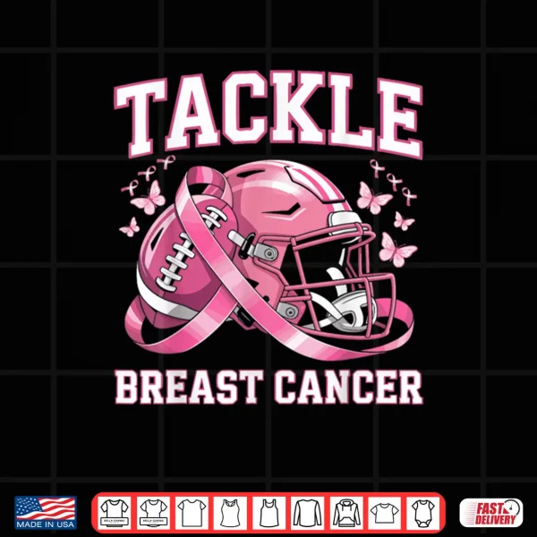 Design Tackle Breast Cancer Awareness American Football Shirt