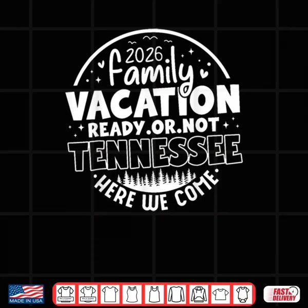 Tennessee Smoky Mountains Family Vacation Gatlinburg 2026 Shirt 3 Design Tennessee Smoky Mountains Family Vacation Gatlinburg 2026 Shirt