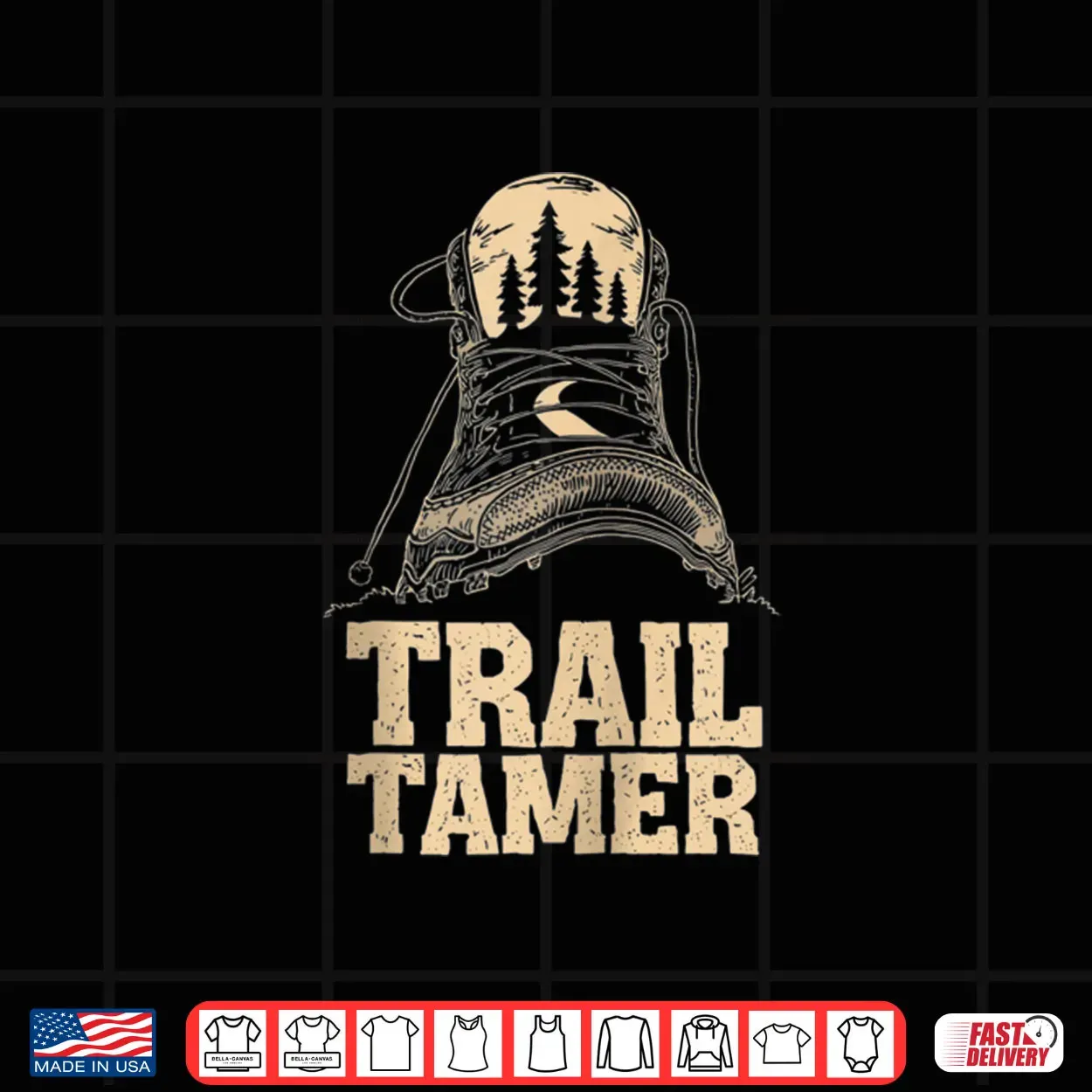 Trail Tamer Hiking Adventure Nature Explorer Art Shirt Trail Tamer Hiking Adventure Nature Explorer Art Shirt