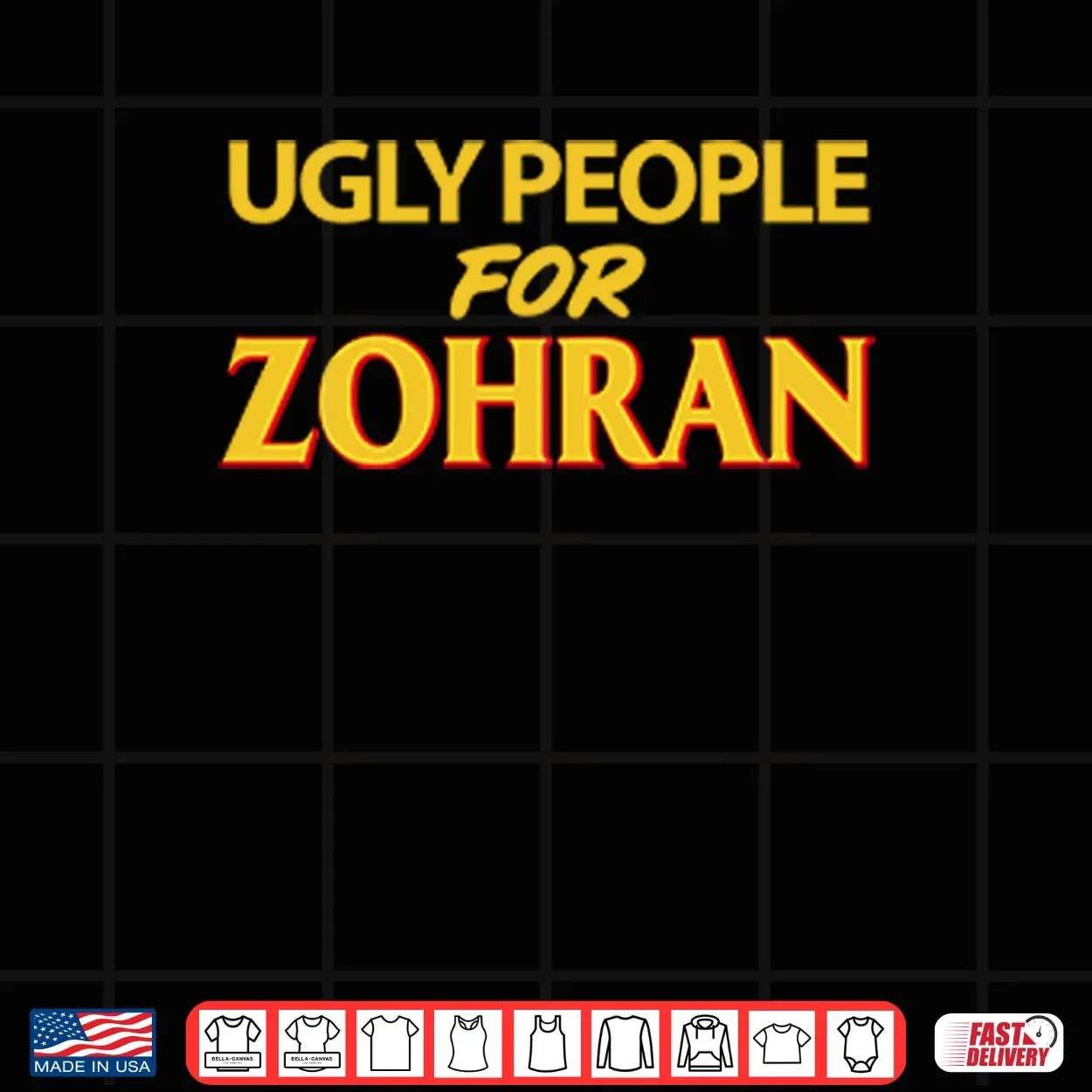 Ugly People For Zohran Shirt Ugly People For Zohran Shirt