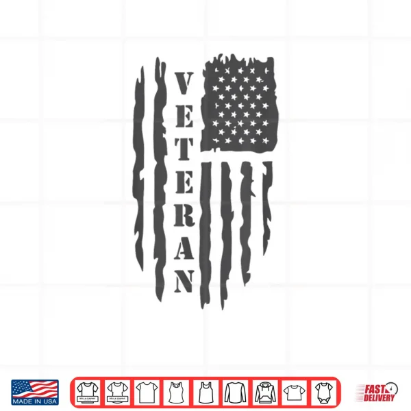 Design Veteran American Flag Memorial Day Patriotic Soldiers Army Shirt