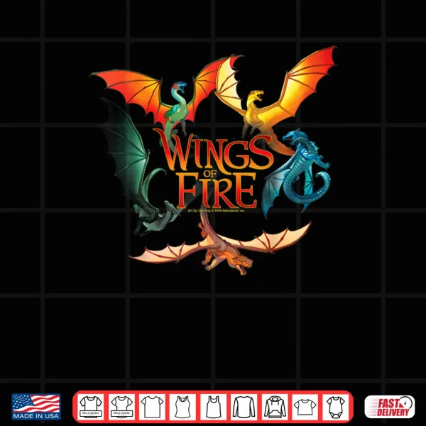 Wings of Fire Dragon Circle Shirt 3 Design Wings of Fire Dragon Circle Shirt