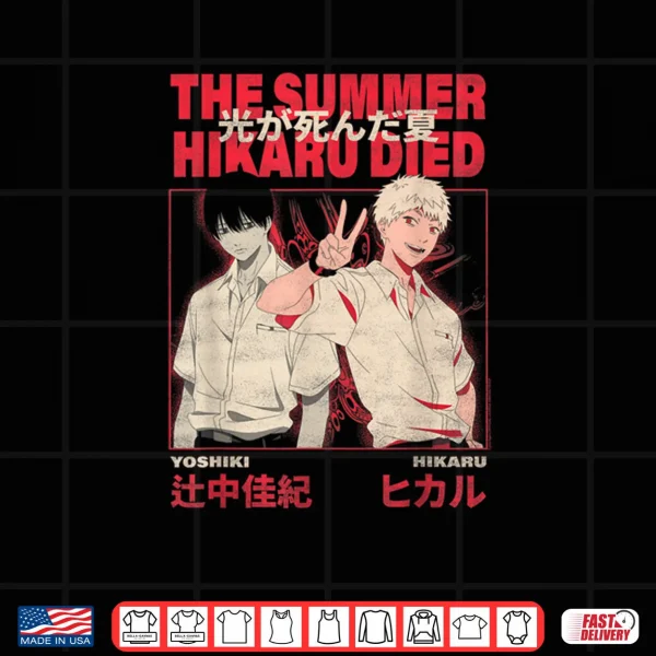 Design Yoshiki and Hikaru Kanji Anime Shirt