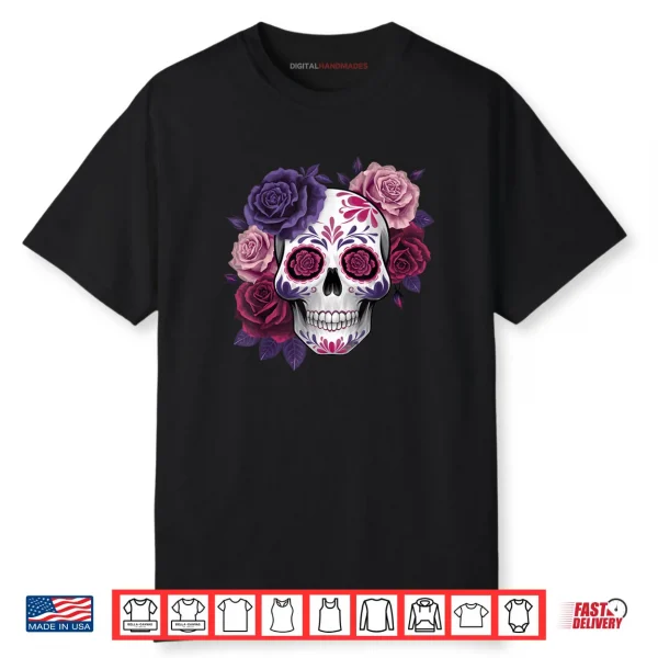Dia De Los Muertos Costume Day of The Dead Sugar Skull Shirt