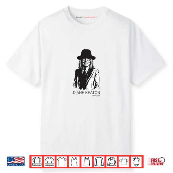Diane Keaton 1946 2025 Legends Never Die Shirt