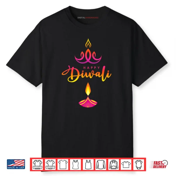 Diwali Deepavali Hindu Indian Festival of Lights Symbol Shirt