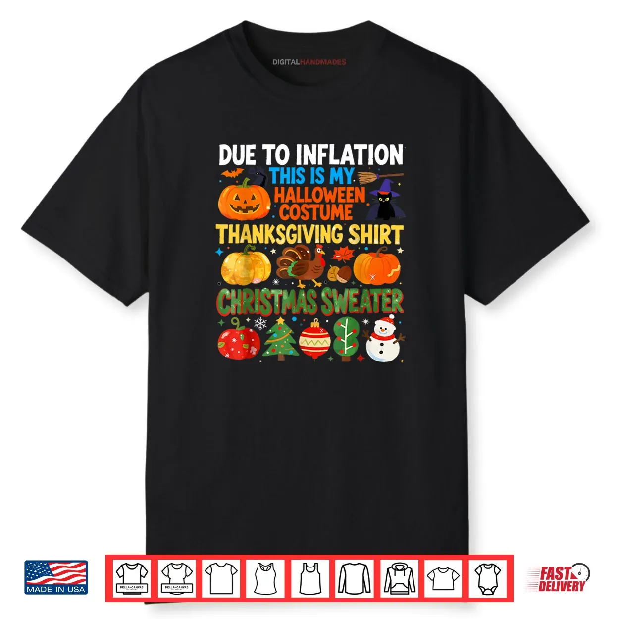 Due to Inflation This is My Funny Halloween Costume Shirt Due to Inflation This is My Funny Halloween Costume Shirt