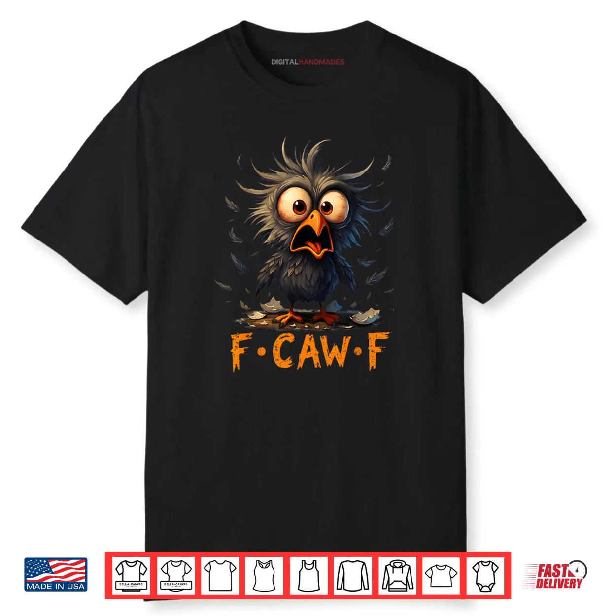 F Caw F Black Crow FCawF Humor Quote Bird Meme Shirt F Caw F Black Crow FCawF Humor Quote Bird Meme Shirt