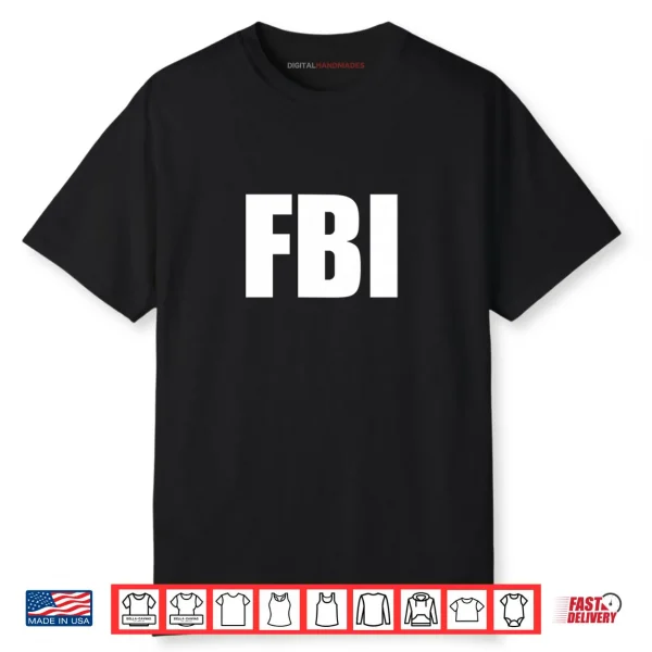 FBI Federal Bureau of Investigation, Officer, Federal Agent Shirt