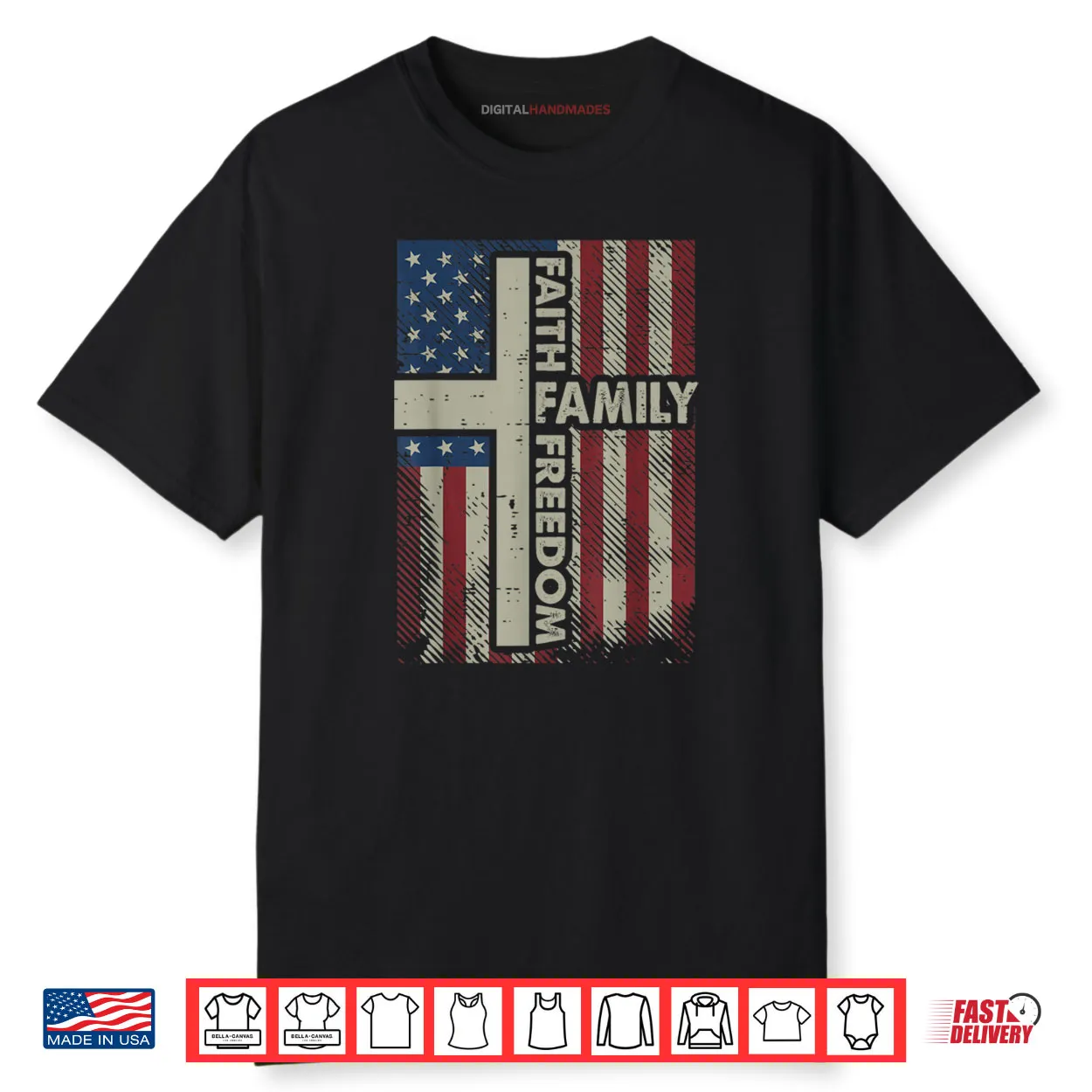 Faith US Flag Christian Religious God Jesus Shirt Faith US Flag Christian Religious God Jesus Shirt
