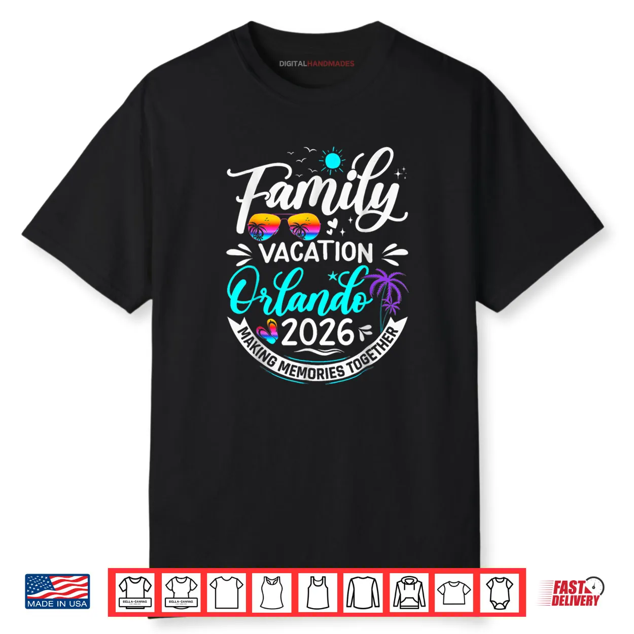 Family Vacation Orlando 2026 Beach Summer Vacation 2026 Shirt Family Vacation Orlando 2026 Beach Summer Vacation 2026 Shirt