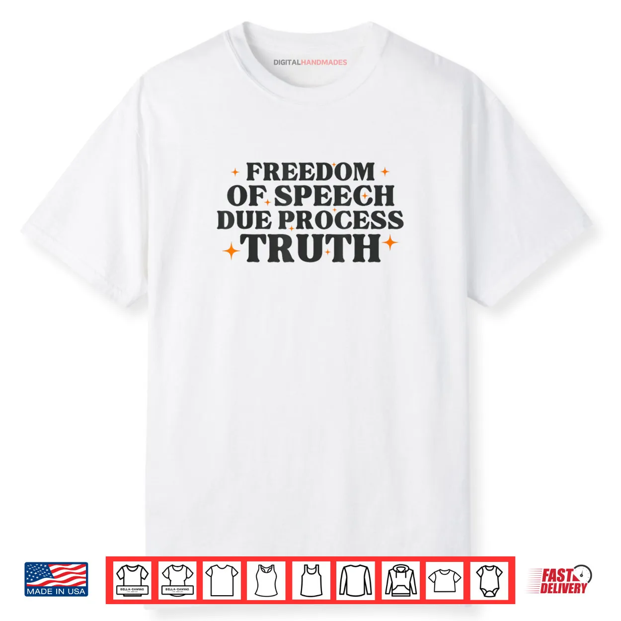 Freedom of Speech Due Process Truth Politic Activism Resist Shirt Freedom of Speech Due Process Truth Politic Activism Resist Shirt