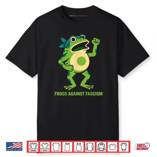 Frogs Against Fascism for Portland Frog Protest Shirt