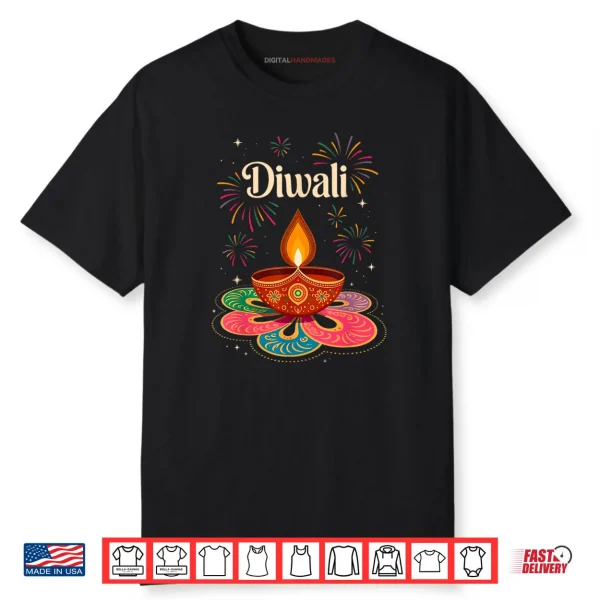 Happy Diwali Deepavali Hindu Indian Festival of Lights Shirt