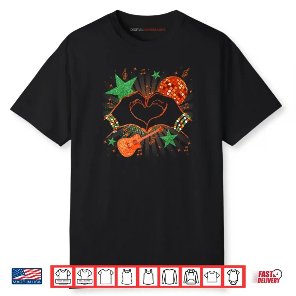 Heart Hands Taylor Retro Groovy 80’s Shirt