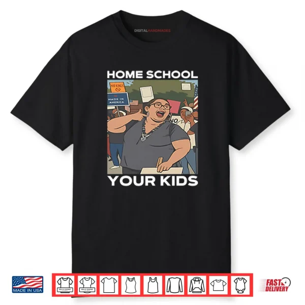 Home School Your Kids Lucy Martinez No Kings Protest Shirt
