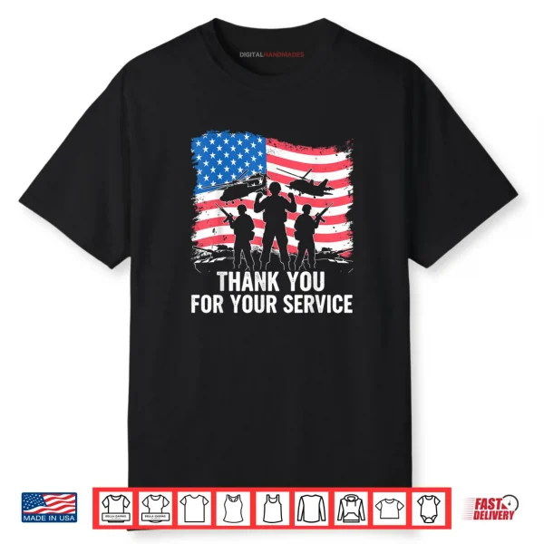 Honoring Army Veterans American Flag Patriotic Shirt