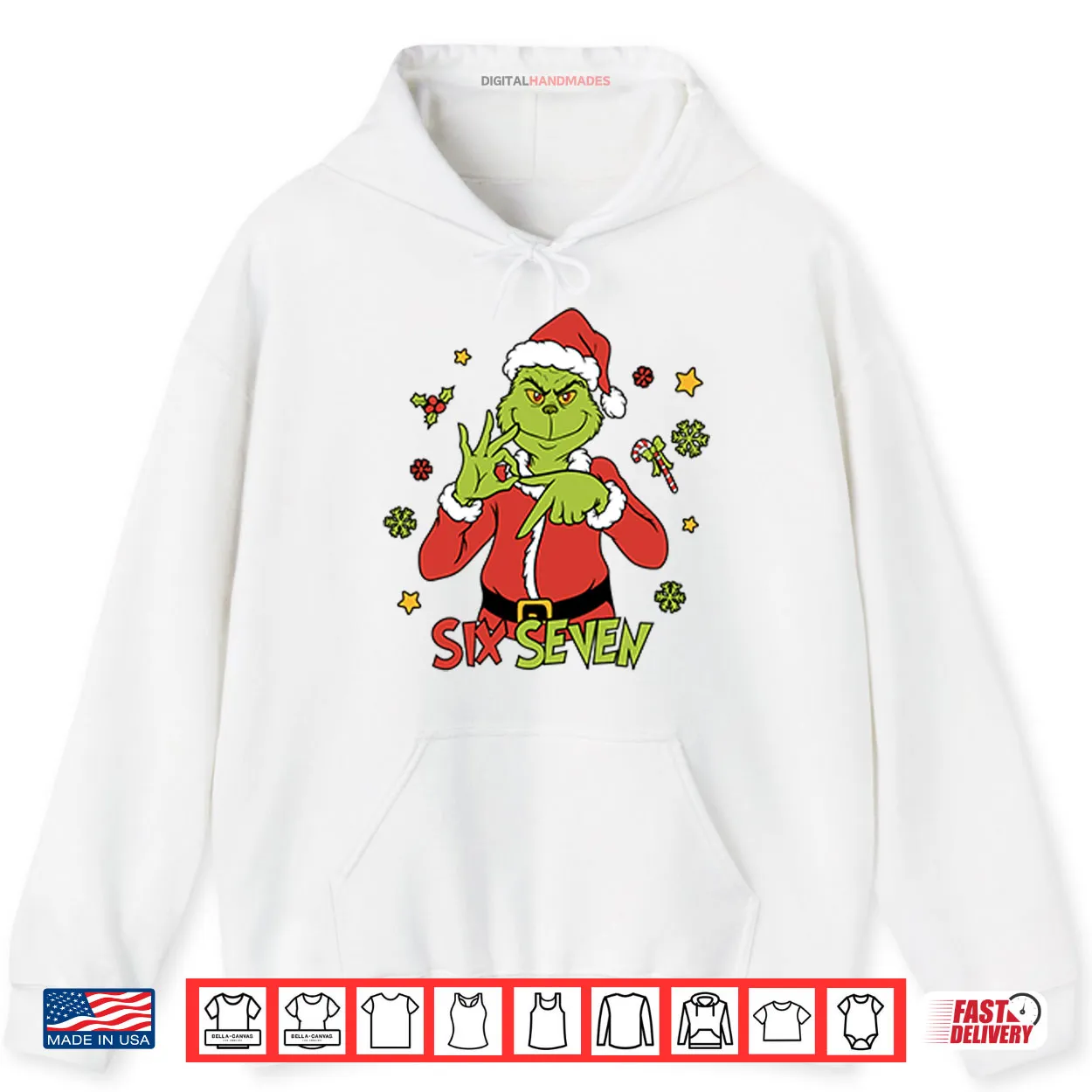 6 7 Six Seven Meme Grinch Christmas Shirt 6 7 Six Seven Meme Grinch Christmas Shirt