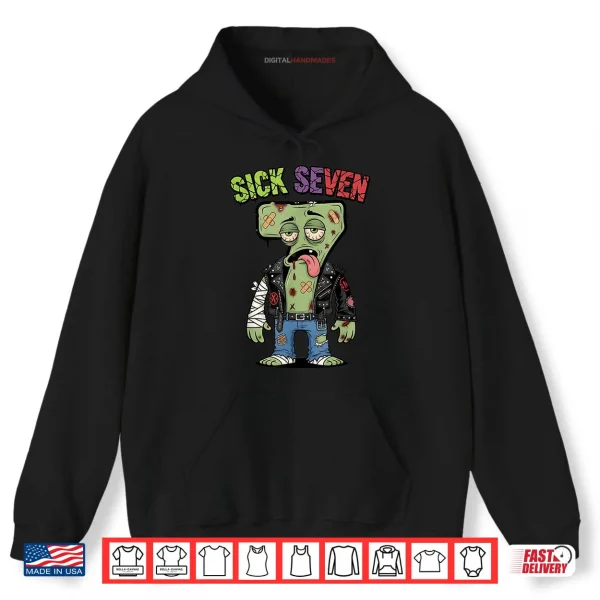 67 Funny Zombie Six Seven Humor Meme Brainrot Sick Seven Shirt 2 Hoodie 67 Funny Zombie Six Seven Humor Meme Brainrot Sick Seven Shirt