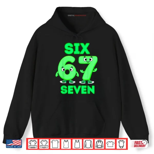 Hoodie 67 Italian Brainrot Funny Italian Brainrot Kids 67 Six Seven Shirt
