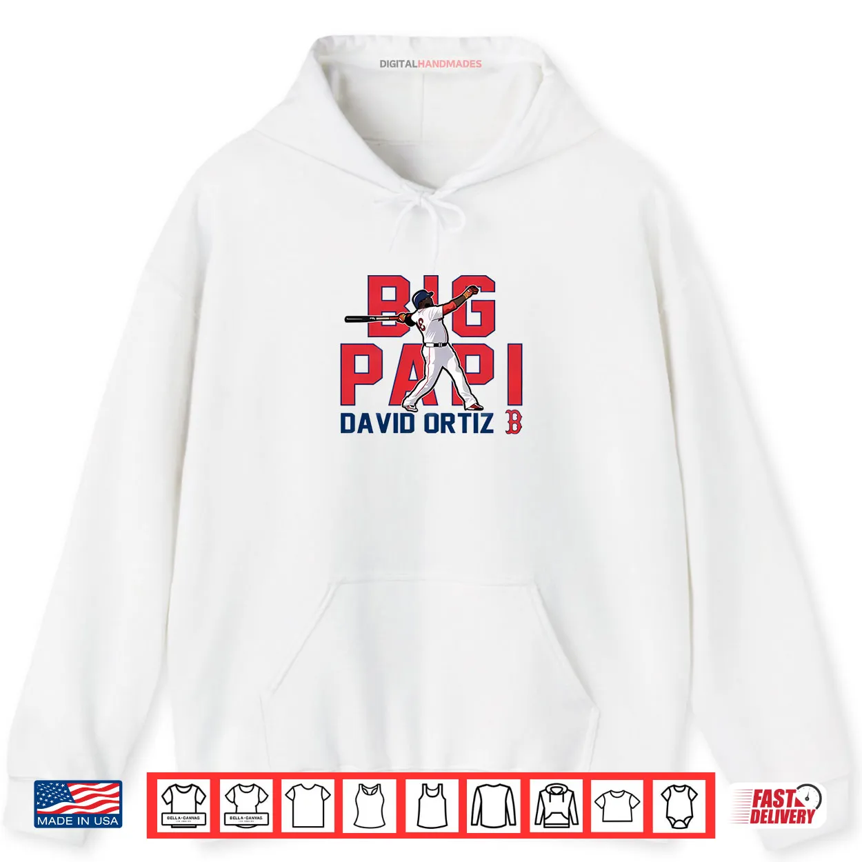 Big Papi David Ortiz Boston Red Sox Cooperstown Player Shirt Big Papi David Ortiz Boston Red Sox Cooperstown Player Shirt