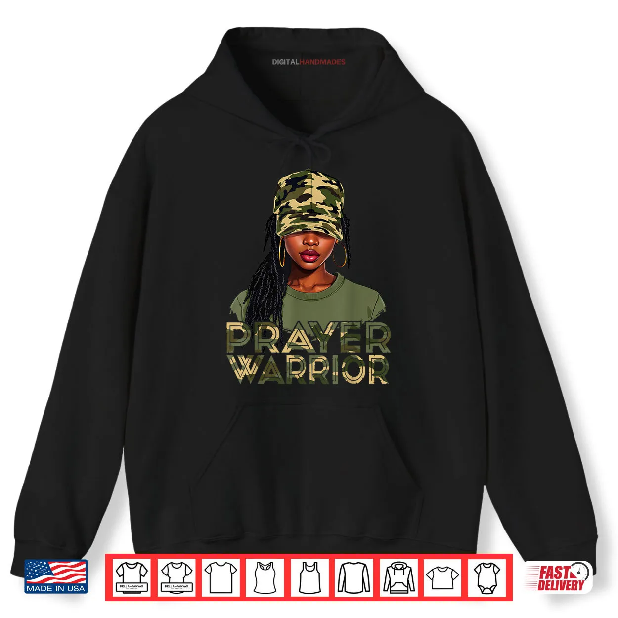 Camo Hat Prayer Warrior God Jesus Christian Black Girl Shirt Camo Hat Prayer Warrior God Jesus Christian Black Girl Shirt