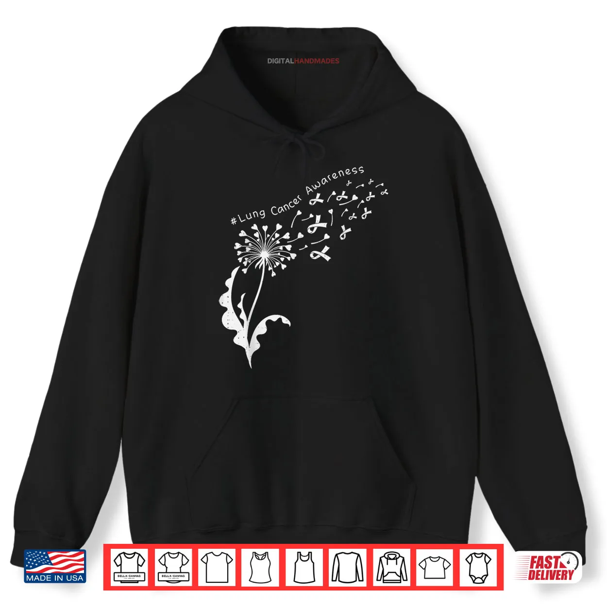 Dandelion Lung Cancer Awareness White Ribbon Support Shirt Dandelion Lung Cancer Awareness White Ribbon Support Shirt