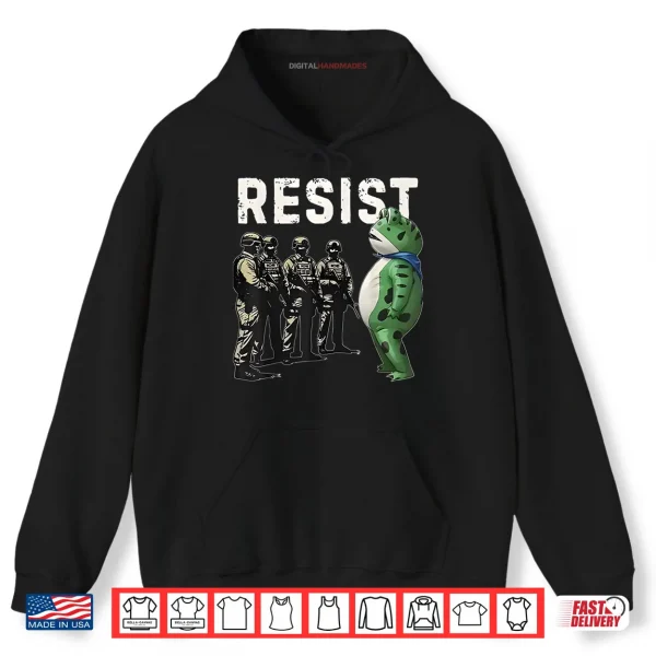 Frogs Resist Portland Frog Protest Shirt 2 Hoodie Frogs Resist Portland Frog Protest Shirt