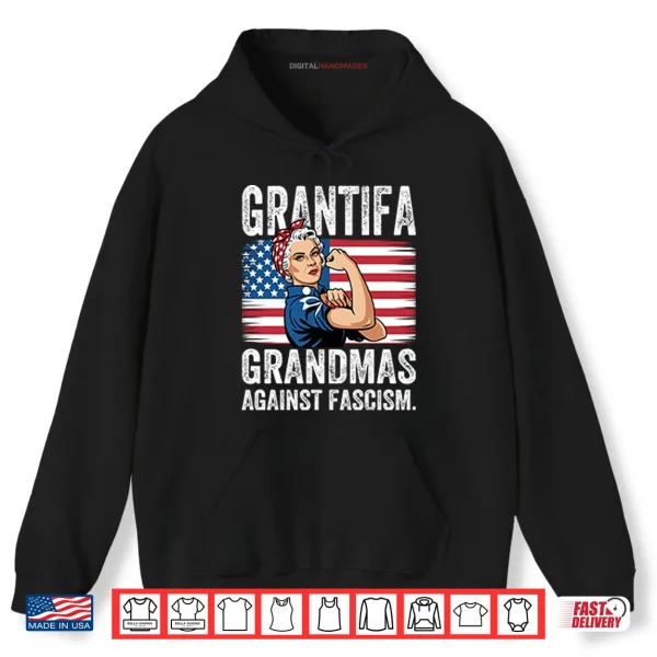 Grantifa Grandmas Against Fascism Shirt 2 Hoodie Grantifa Grandmas Against Fascism Shirt