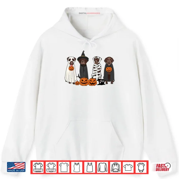 Hoodie Halloween Brown Labrador Shirt