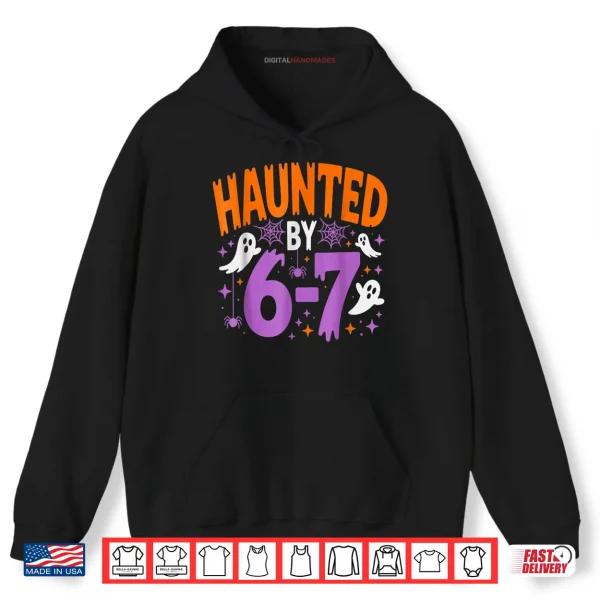Hoodie Haunted by 67 Funny Halloween Shirt