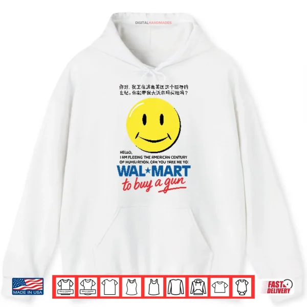 Hoodie Hello I Am Fleeing The American Century Of Humiliation Shirt