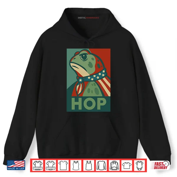 Hoodie Hop Portland Frog Shirt