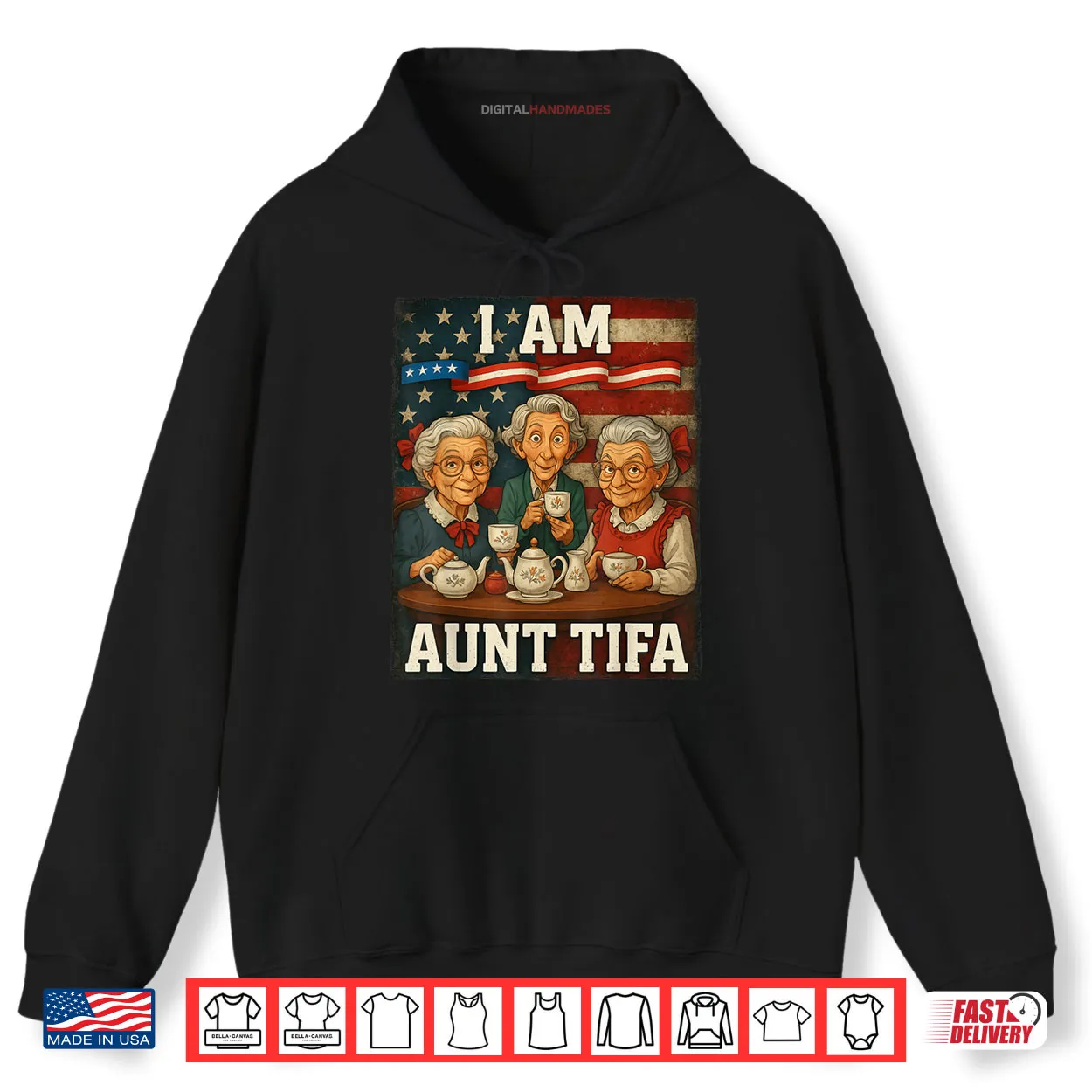 I Am Aunt Tifa American Flag Shirt I Am Aunt Tifa American Flag Shirt