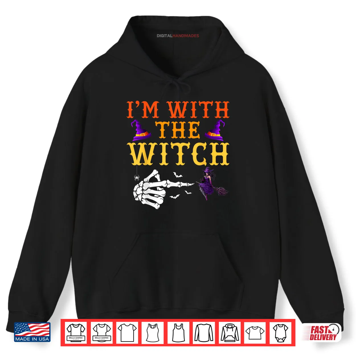 I’m with The Witch Couple Costume Halloween Shirt I’m with The Witch Couple Costume Halloween Shirt