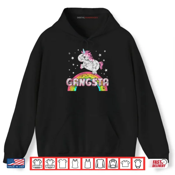Ironic Cool Unicorn Gangsta Rap Music Festival Shirt 2 Hoodie Ironic Cool Unicorn Gangsta Rap Music Festival Shirt