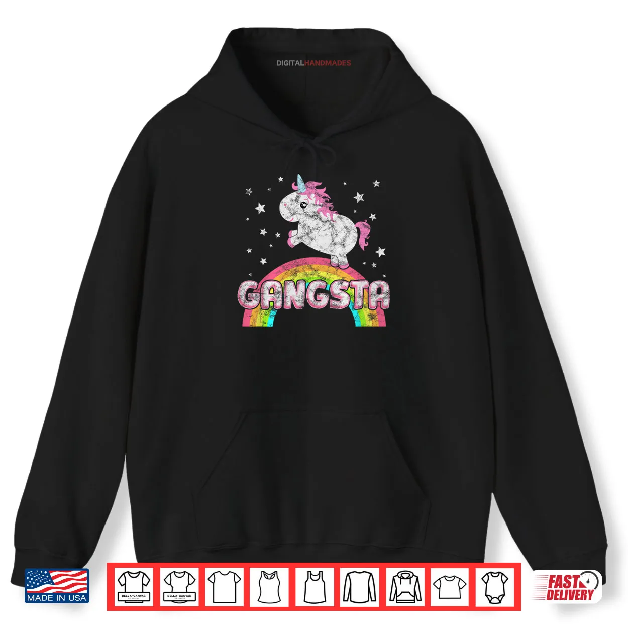 Ironic Cool Unicorn Gangsta Rap Music Festival Shirt Ironic Cool Unicorn Gangsta Rap Music Festival Shirt