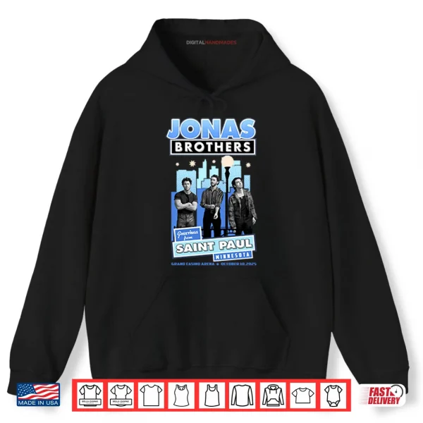 Hoodie Jonas Brothers Greetings From Saint Paul Minnesota Shirt
