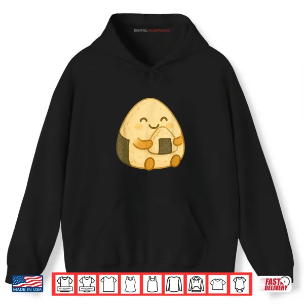 Musubi Eating Rice Ball Shirt 2 Hoodie Musubi Eating Rice Ball Shirt