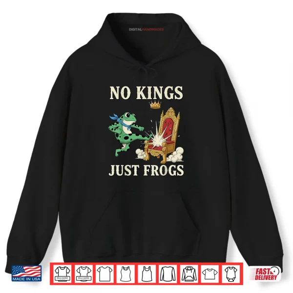 No Kings Just Frogs Funny Portland Protest Shirt 2 Hoodie No Kings Just Frogs Funny Portland Protest Shirt