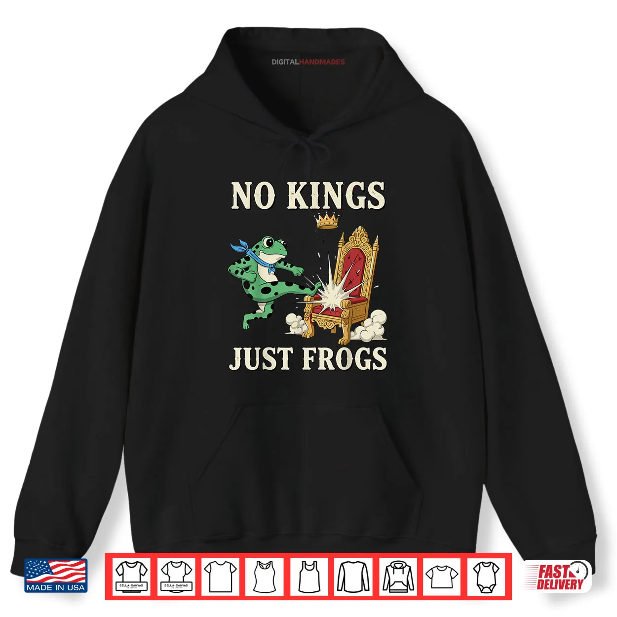 No Kings Just Frogs Funny Portland Protest Shirt No Kings Just Frogs Funny Portland Protest Shirt